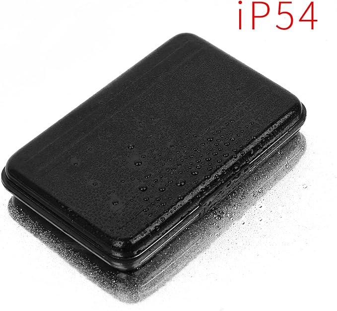 Aluminum Shock Resistant Carrying Box Holder Memory Card Storage Box Case Holder 8 Slots for SD SDHC MMC Micro SD TF Cards (Black)