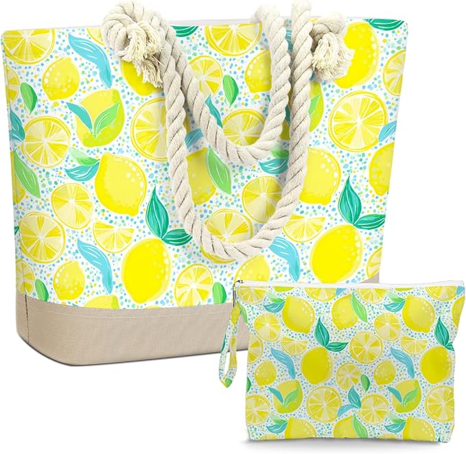 BELLOWDEER Beach Bags for Women, Wet Bag Cosmetic Bag for Beach Toiletries, Summer Travel Essentials, Gifts for Women