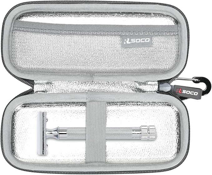 RLSOCO Carrying Case for Merkur Futur 23C/33C/34C/37C/38C Razor & works with Schick Razor (Case Only)