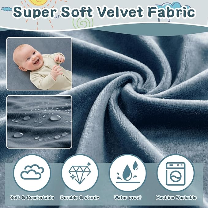 Toddler Airplane Bed - Airplane Seat Extender for Kids - Barrier Designed Flyaway Kids Bed Airplane with Pockets - Portable Plane Bed Foot Rest for Flights Travel Essentials Soft Flexible Edge