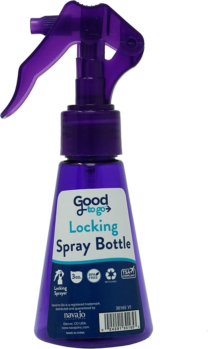 Handy Solutions Good To Go Locking Spray Bottle, 3 Ounce (Pack of 4)