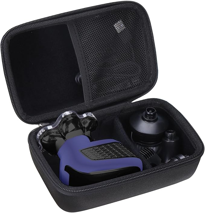Hard Travel Head Shaver Case for Wyklaus Upgrade Head Shaver 7D for Bald Men, Razor Case Compatible with FlexSeries/SHPAVVER Bald Shaver(Box Only) (Black)