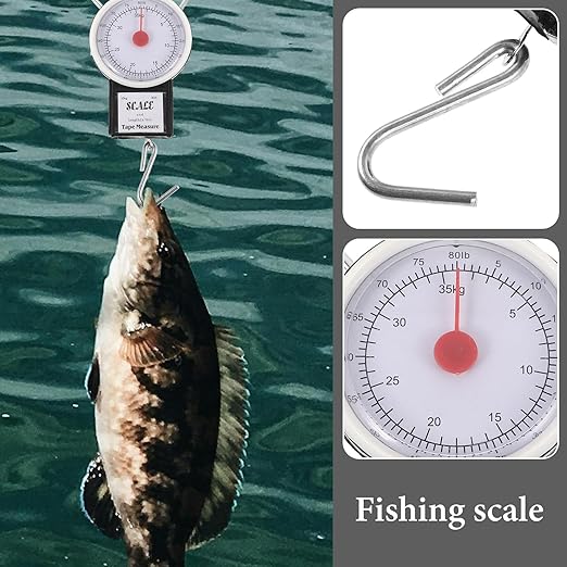 Portable Hanging Luggage Scale 35kg Heavy Duty Hook Weighing Scale Mini Portable for Travel and Outdoor Use