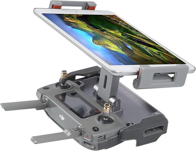 Hanatora 4.7-12.9 Inch Tablet Holder Mount for DJI Mavic Mini,Mini SE,Mavic 2 Pro/Zoom,Spark,Mavic Air/Pro Platinum Remote Controller, Aluminum Phone Accessories