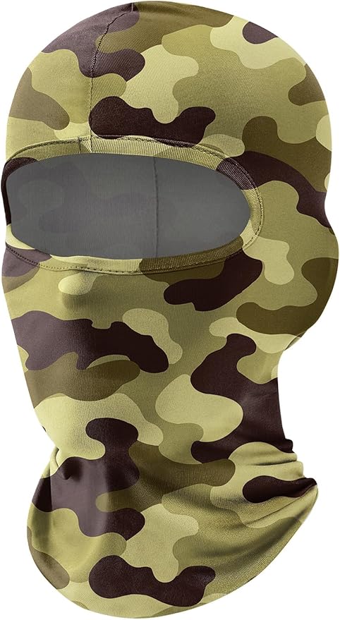 Fuinloth Balaclava Ski Mask, Motorcycle Summer Thin Cooling UV Protection Neck Gaiter for Men/Women