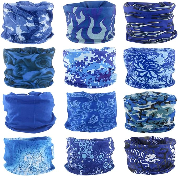 Neck Gaiter Masks Tube Scarf,Seamless Bandanas Buffs Gators,Ourdoor Face Mask Face Covering Multi Headwear