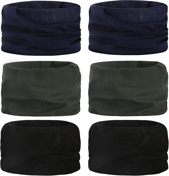Neck Gaiter for Men Women Headwear Bandana Head Wrap Face Scarf Mask Cover Warmer Balaclava-Seamless & Versatile
