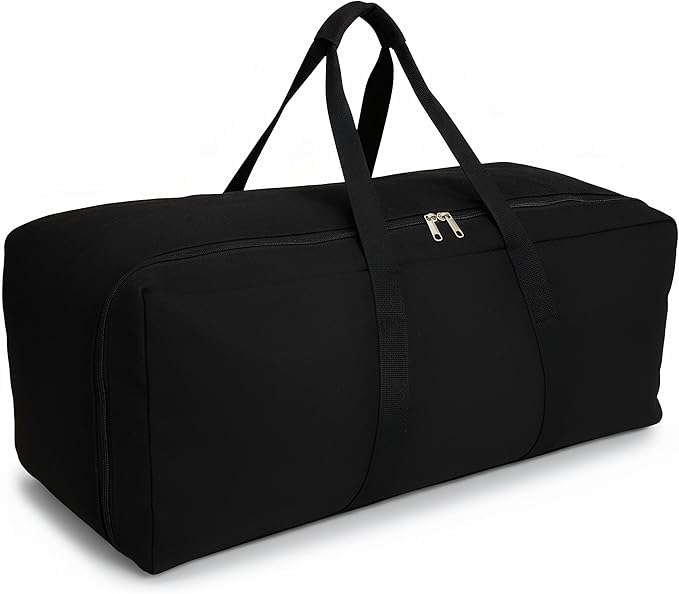 DoYiKe Extra Large Canvas Travel Duffle Bag Heavy Duty, Sports Military Camping Tent Storage