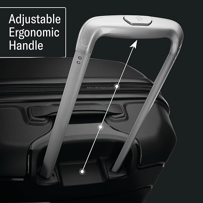 Samsonite Freeform Large Checked Luggage with Dual 360° Spinner Wheels - TSA Lock, Airline-Approved - Lightweight Durable Polypropylene Expandable Hardshell - Amethyst Purple