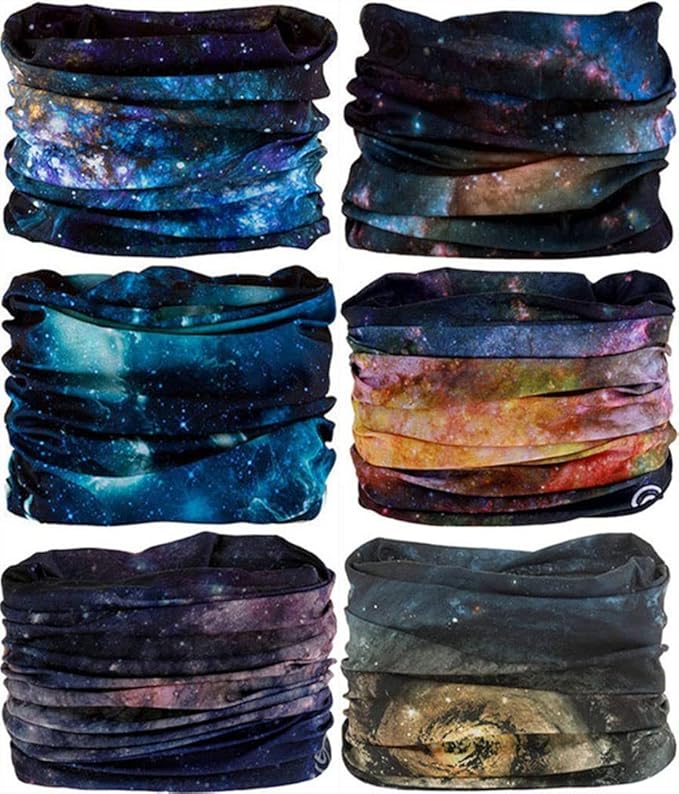 VANCROWN Headband Neck Gaiter Head Wrap Headwear Face Mask Magic Scarf Bandana for Men and Women