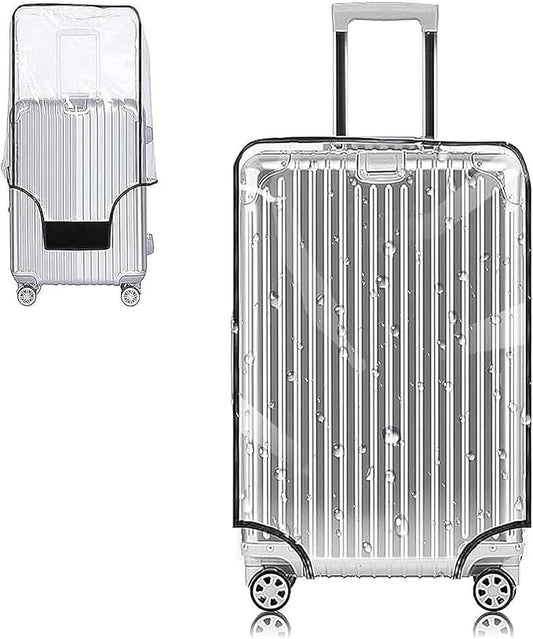 Yotako Clear PVC Suitcase Cover Protectors 26 Inch Luggage Cover for Wheeled Suitcase (26'')