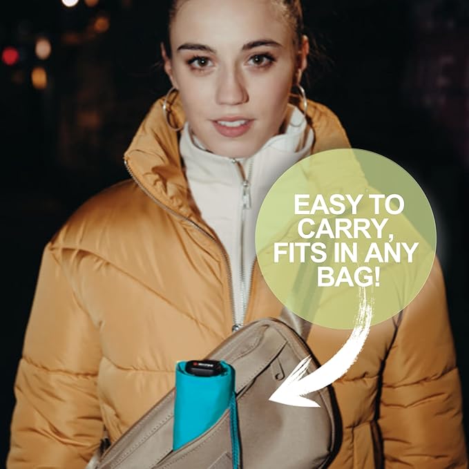 Knirps US.050 Ultra Light Pocket Size Manual Rain Umbrella with Carrying Case