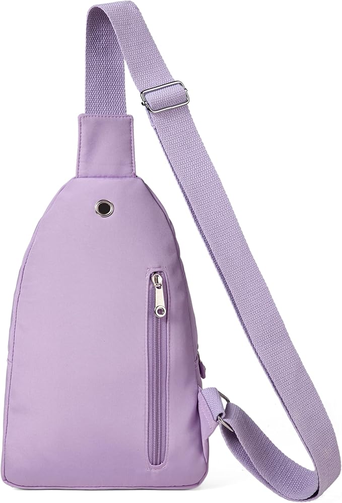 Banelu Small Sling Backpack Crossbody Bags for Women, Small Sling Bag Cross Body Bag Crossbody Purses - Purple
