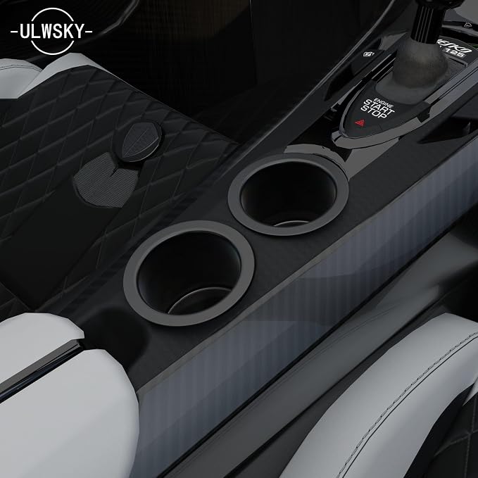 4Pcs Drop-in Cup Holder,304 Stainless Steel Automotive Cup Holders,3.3inch Black Poker Table Drink Holder Dining Table Cinema Sofa Yacht Boats Cars Touring RV Car Drop-in Drink Cup Holder
