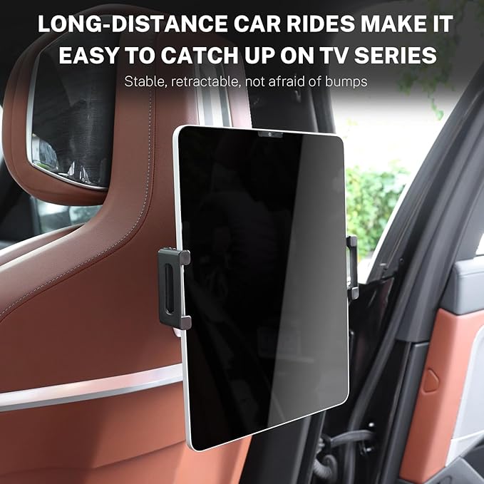 for BMW X5 X6 G05 G06 G60 G45 Tablet Holder Strong Magnetic Attraction/Gravity Clamp ipad Car Holder Back Seat Road Trip Essentials (Gravity Clamp)
