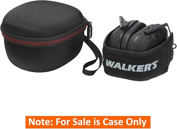 LTGEM Case for Walker's Razor Slim Ear Muffs - Hard Storage Travel Protective Carrying Bag
