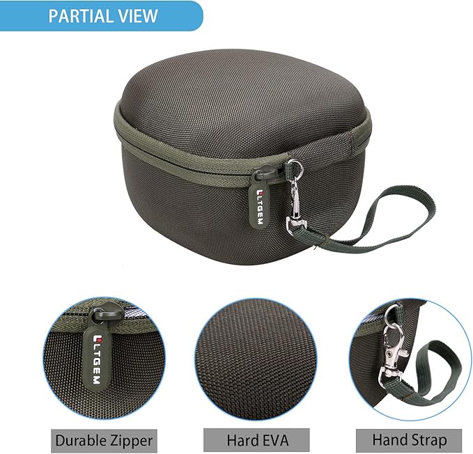 LTGEM Case for Walker's Razor Slim Ear Muffs - Hard Storage Travel Protective Carrying Bag