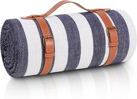 sapsisel 80”x60” Picnic Blanket Extra Large, Waterproof Picnic Blanket Beach Blanket