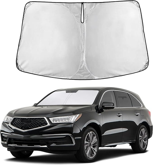 Autovir Windshield Sun Shade Fit for 2014-2018 2019 2020 Acura MDX Sunshade, Front Car Window Shades Sun Visor, Blocks UV Rays & Heat, Car Accessories