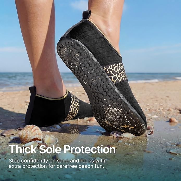 Water Shoes for Women Men Quick-Dry Aqua Socks Swim Beach Outfits Barefoot Yoga Exercise Wear Sport Accessories Pool Camping Must Haves River Hiking Adult Youth Size
