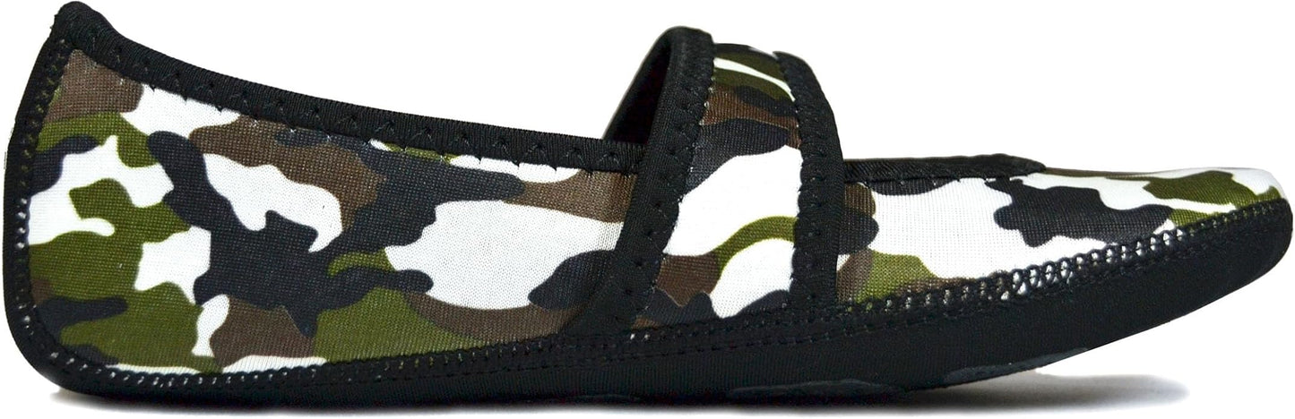 Nufoot Betsy Lou Women's Slippers, Foldable, Flexible Flats, Slipper Socks, Travel Slippers, Exercise Shoe, Dance Shoe, Yoga Socks, House Shoes, Indoor Shoes