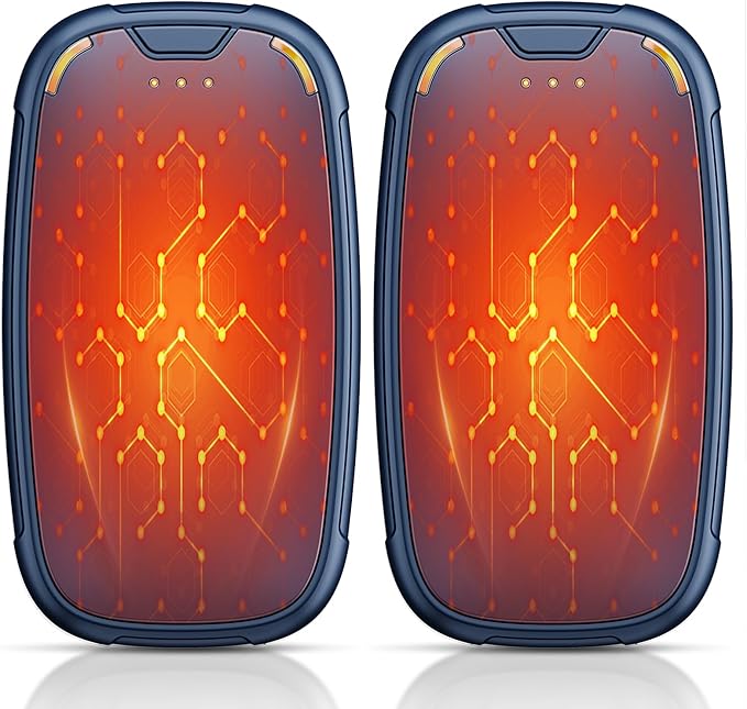 Hand Warmers Rechargeable 2 Pack, 3-Settings Rechargeable Hand Warmer, AI Smart Heating, Pocket Portable Electric Hands Warmer, Magnetic Handwarmers, A Winter for Kids and Loved Ones