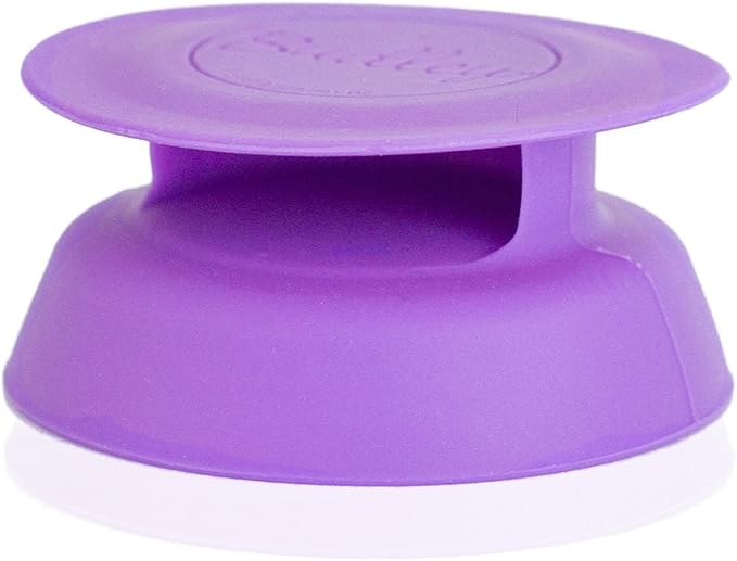 Budley - Tangle-Free Earphone/Earbud Case, Compact Storage System, Silicone (Purple, Set of 1)