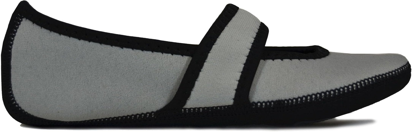 Nufoot Betsy Lou Women's Slippers, Foldable, Flexible Flats, Slipper Socks, Travel Slippers, Exercise Shoe, Dance Shoe, Yoga Socks, House Shoes, Indoor Shoes