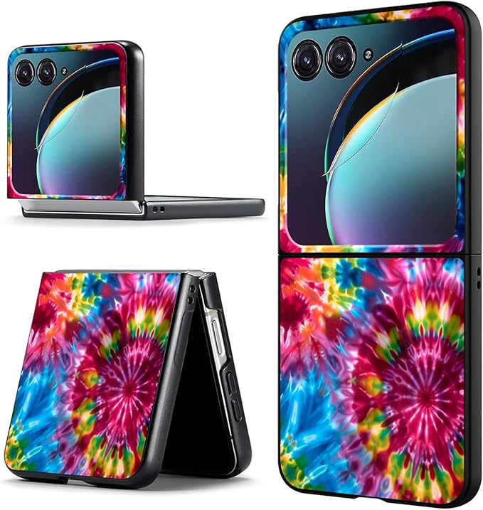 for Motorola Razr Plus 2025 Case,for Razor Plus 2025 Phone Case Cute Slim Hard PC Ultra-Thin Anti-Scratches Shockproof Protective Cover,Colorful
