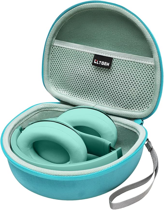 Headphone Case Compatible with Beats Studio Pro/Solo 4 / Studio 3 / Solo 3 / Picun B8 / BERIBES/JLab JBuds Lux ANC Wireless Bluetooth Noise Cancelling Headphones, Green(Case Only)