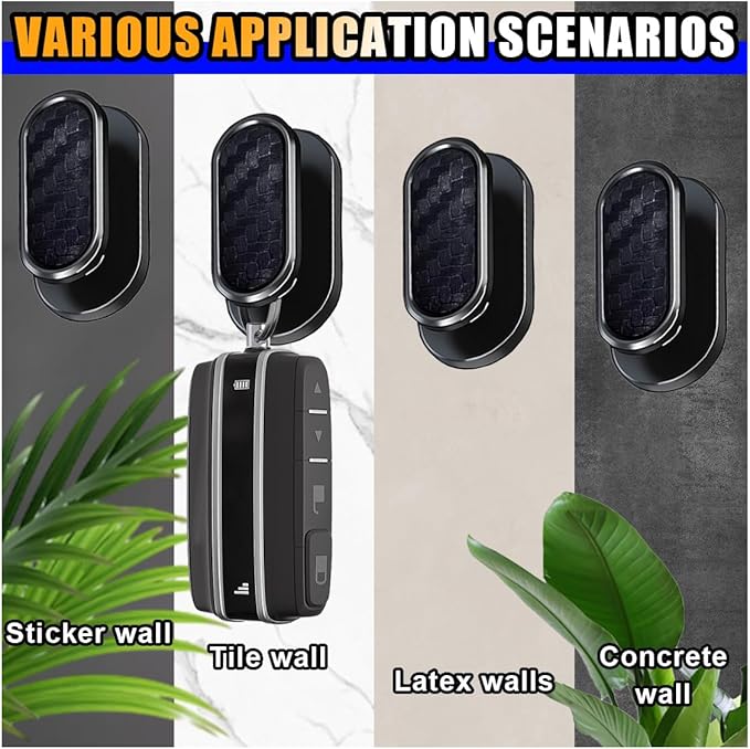 Car Mini Hooks, Multifunctional Strong Self-Adhesive Backseat Hangers, Wall Hanging Hooks, Universal Hook Stickers, Car Interior Accessories for Key Charging Cable Earphone (8PCS Carbon Fiber)