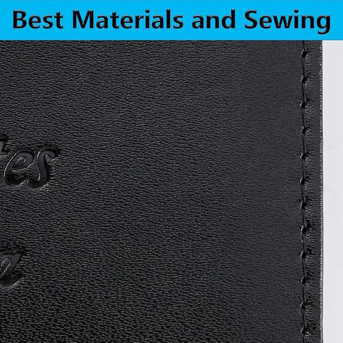 Passport Holder With Luggage Tag Cover Wallet RFID Blocking Leather Case Travel Essentials Accessories Travel Must Have(114#Black)