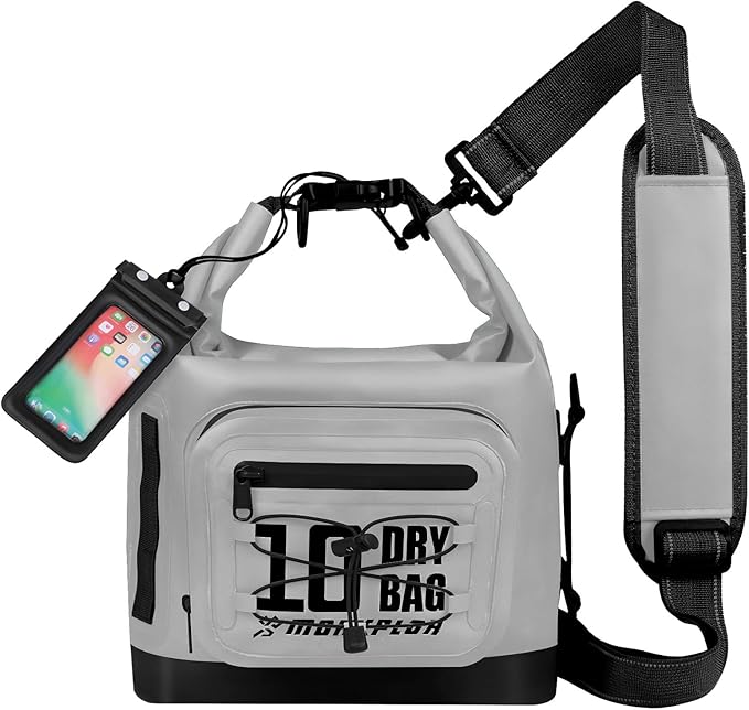 MORXPLOR Dry Bag Waterproof,5L/10L/20L/30L/40L/55L Roll Top Dry Bag Backpack with WaterProof Phone Case for Swim,Kayak