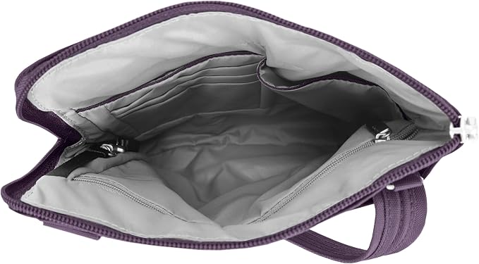Travelon Anti-theft Classic Slim Double Zip Crossbody