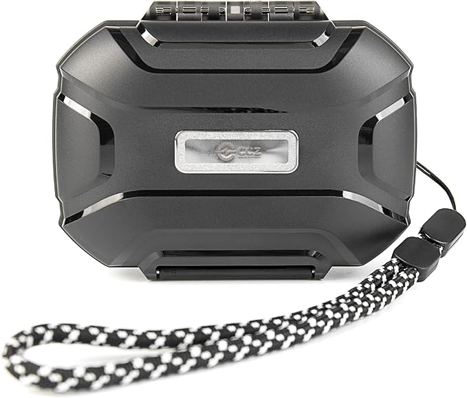 CCZ ZC01 Hard Shell IEM Case for KZ ZS10 Pro in Ear Monitor, Travel Portable Earbuds Case Waterproof Headphone Storage Box for Shure SE215, CCZ Melody, KBEAR KS1, KZ ZAR, ZS12 PRO 2, ZAS, AS16 (Black)