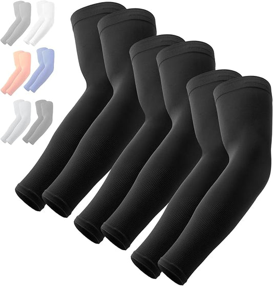 OutdoorEssentials UV Sun Sleeves for Men & Women, Cooling Arm Sleeves UPF 50+ | Golf, Tattoo Cover Up, Sun Protection