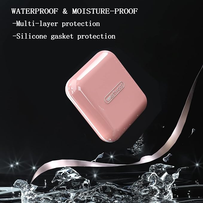 DUBSTAR Small Pill Box for Purse, Moisture Waterproof Travel Pill Case with 4+6 Compartments, Daily Pill Organizer for Vitamins & Medication (SL-Pink)