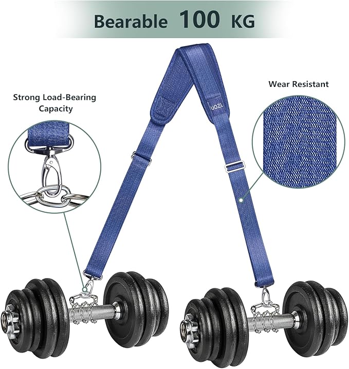 67 Inch Shoulder Straps, Soft with Ultra-Thick Fixed Shoulder Pad, Two Way Independently Adjustable Buckle Replacement Straps for Laptop Bag Messenger Bag Tool Bag Luggage,MixBlue