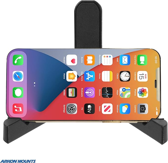 ARKON Mounts Portable Tablet Stand | Adjustable Viewing Angle | For Phones and Tablets | Fits Apple iPad, iPhone, Samsung Galaxy, Note, Switch, and more