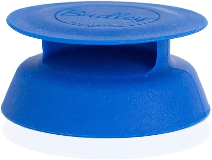 Budley - Tangle-Free Earphone/Earbud Case, Compact Storage System, Silicone (Royal Blue, Set of 1)
