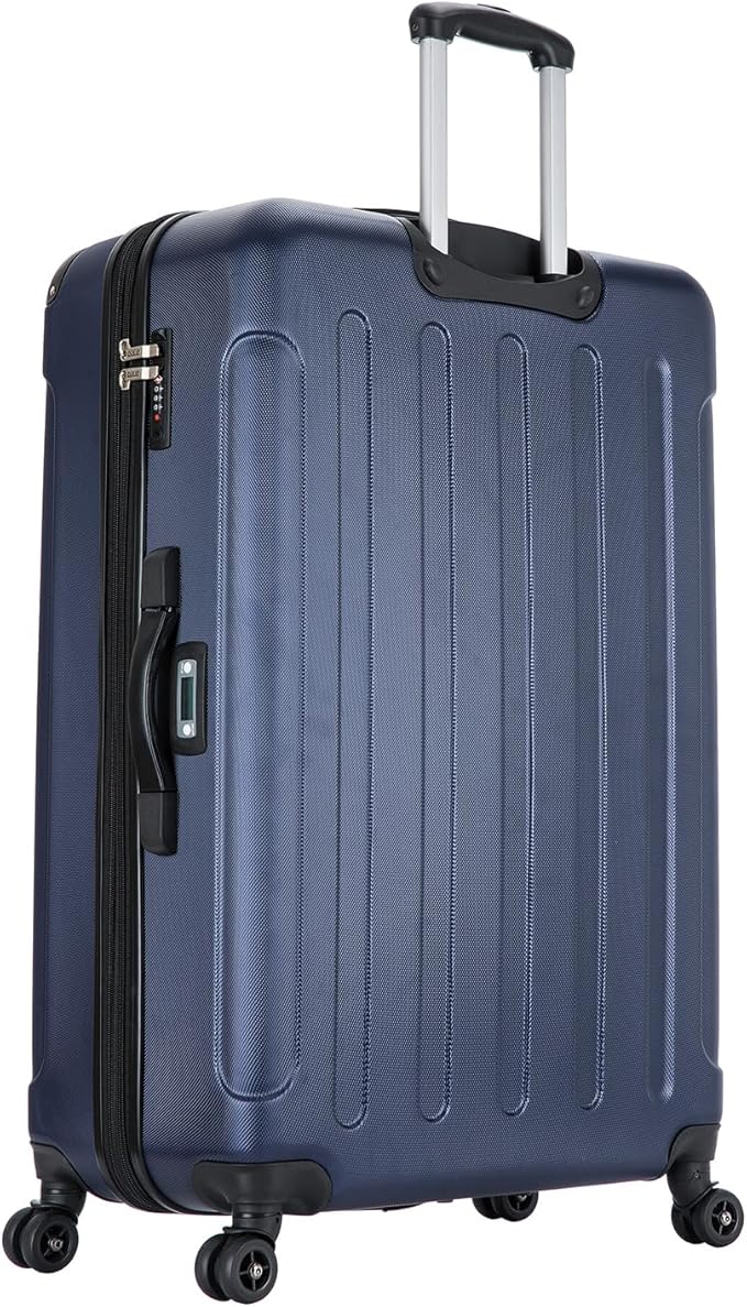 DUKAP INTELY Hardside Luggage with Ergonomic GEL Handle | Spacious Traveling Suitcases, Hardside Travel Luggage with TSA Lock and Digital Weight Scale | 32 Inch Extra Large Suitcase | Blue