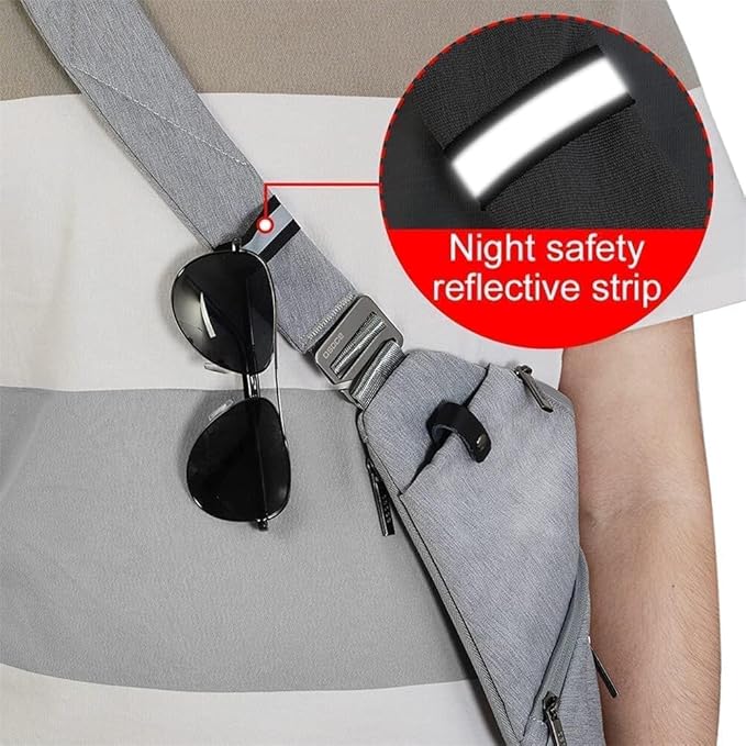 OSOCE Sling Bag for men, Anti Theft Crossbody bags for women | Water Resistant