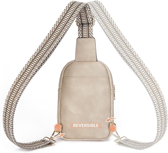 BOSTANTEN Sling Bag Crossbody Bags for Women Trendy Crossbody Purse Leather Chest Bag