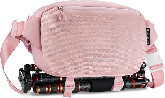 K&F CONCEPT Camera Sling Bag Crossbody Bag Waterproof Camera Shoulder Backpack DSLR/SLR/Mirrorless Camera Case