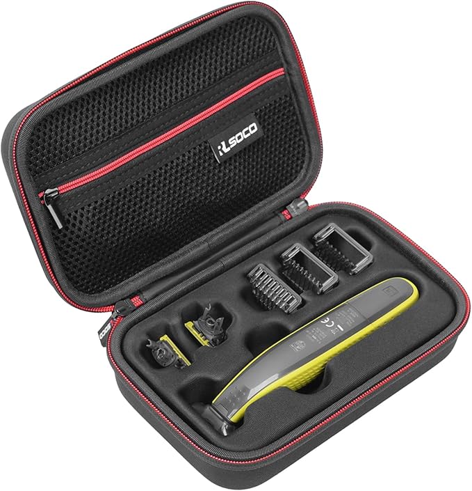 RLSOCO Case for Philips Norelco OneBlade 360 & OneBlade Hybrid Electric Beard Trimmer and Shaver.Fits for Philips QP2724/90,QP2834/70,QP4530/90,QP4631/90,QP2724/70,QP2520/90,QP2630/70 and More