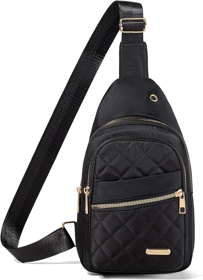 Banelu Small Sling Bag Crossbody Sling Backpack for Women Trendy, Small Crossbody Purse Cross Body Bag for Hiking Traveling