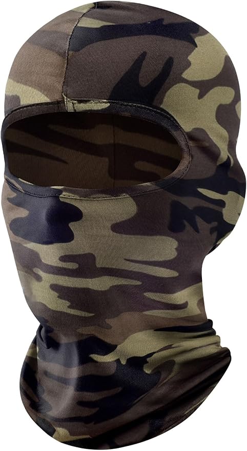 Fuinloth Balaclava Ski Mask, Motorcycle Summer Thin Cooling UV Protection Neck Gaiter for Men/Women