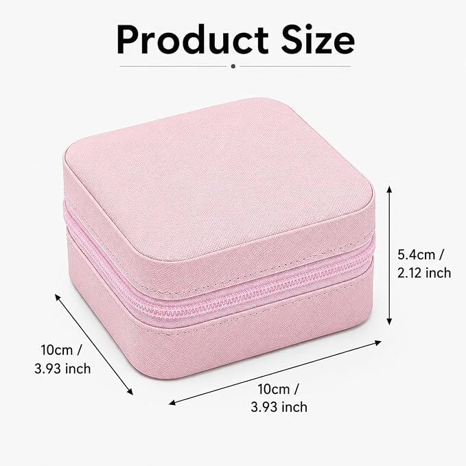 56-Piece Portable Travel Sewing Kit - Compact Emergency Sewing Kit Box with Zipper Fix Tools - Small Sewing Supplies and Accessories for Home Use & Quick Stitch Solutions(Pink)