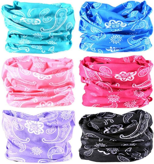 VANCROWN Headband Neck Gaiter Head Wrap Headwear Face Mask Magic Scarf Bandana for Men and Women