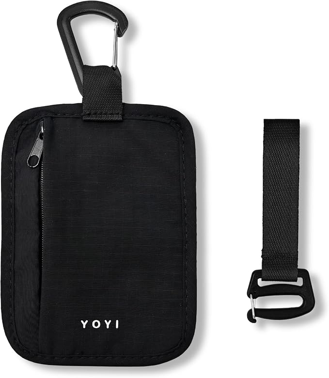 YOYI YOYI Hidden Travel Wallet with RFID Blocking – Clip Stash Pouch, Water-Repellent Breathable Quick-Dry Travel Wallet with Dual Carry Options